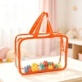 thumbnail image 4 of Toy Storage Bags Squishy Storage Doll Storage Toy Organization Multi-Purpose Storage Containers Clear Storage Bags With Zipper Waterproof Organizer, 4 of 5