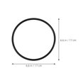 thumbnail image 2 of Raindrops 4Pcs Black Rubber Pump Gasket Ring for Pool Filter Covers with Vibration Reduction, 2 of 8
