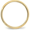 thumbnail image 2 of Avariah Solid 14k Yellow Gold 6.2mm Lightweight Milgrain Half Round Wedding Band Size 11 - Ring Size 11.0, 2 of 7