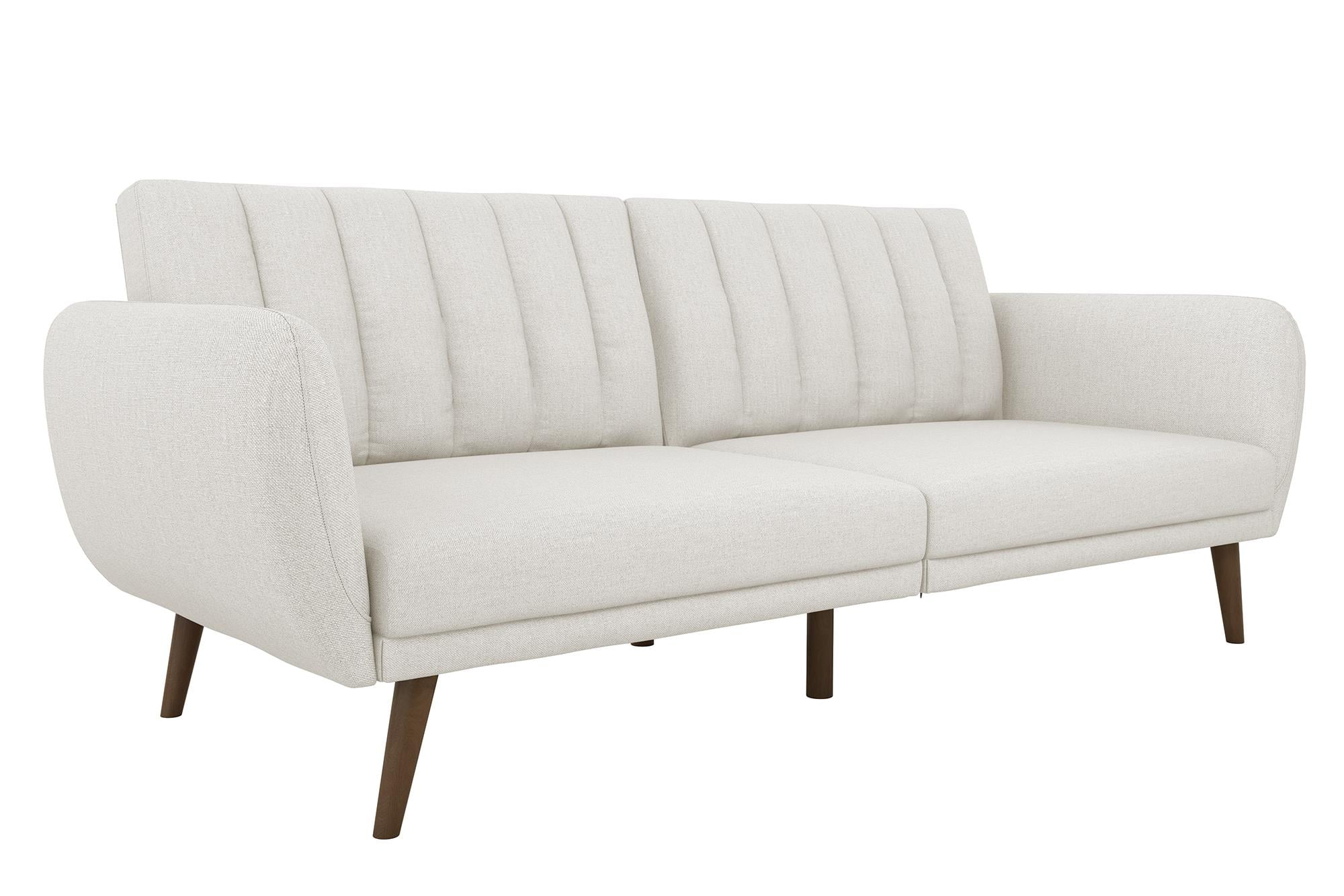 Novogratz Brittany Linen Futon Couch Multiple Colors Com