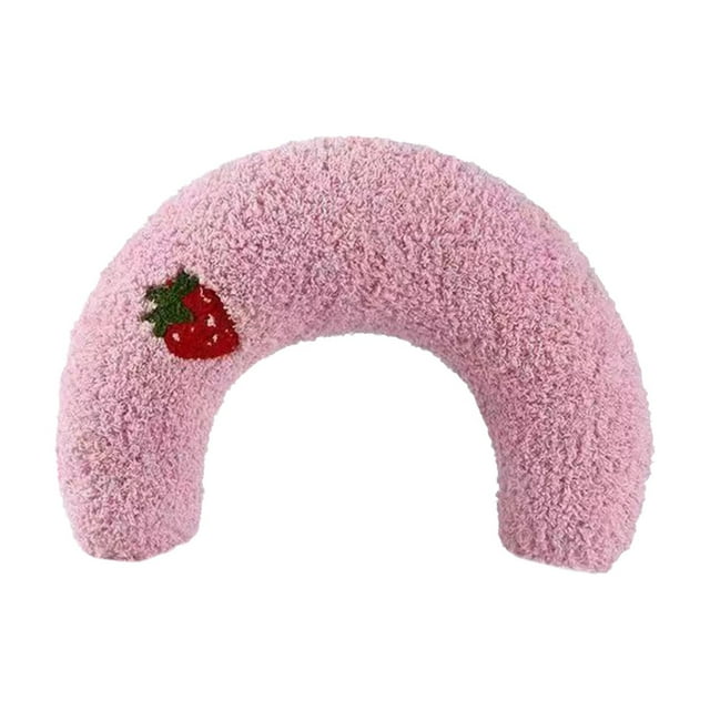 Almohada para gatos Almohada para el cuello del perro Almohada suave en forma de U para mascotas Almohada monoplaza monada Adecuada para cachorros Accesorios para mejorar el sueño de las mascotas