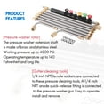 thumbnail image 2 of Pressure Washer Extension Wands - 120 Inch Power Washer Gutter Cleaning Tools, Telescoping Replacement Lance, Window Cleaner Nozzles Tips, 2 of 8
