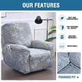 thumbnail image 3 of Recliner Slipcovers -Pieces Lazyboy Recliner Covers Recliner Couch Covers Recliner Chair Cover Non Slip Reclining Slipcovers with Storage Pockets Furniture Protector for Living Room, 3 of 8