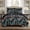 Black Floral, variant on DHSFKBE Beige Tufted Comforter Set King Size 7 Piece Bed in a Bag,Shabby Chic Boho Bedding for Bedroom Comforter,All Season Soft Microfiber Ruffle Comforter Set with Pillow and Sheets