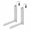 thumbnail image 2 of Over the Door Hooks Hanger, Foldable over Door Drying Laundry Rack Hooks for Hanging Clothes with 6 , 2 Pack, 2 of 5