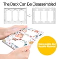 thumbnail image 4 of Yayeee Rocker Switch Wall Plate 3-Gang 6.5"x4.6" Home Decorative Outlet Cover, Red Easter Eggs, 4 of 6