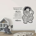 thumbnail image 2 of Hero Of Men Its Actually Maui Demi God Maui Quote Silhouette Disney Moana Vinyl Wall Art Sticker Wall Decal Home Decoration Girl Boy Room Wall Decor Kinder Nursery Kids Children Room Size (10x10 inch), 2 of 3