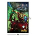 thumbnail image 3 of Avengers: Infinity War - Framed Movie Poster (Iron Man & Spider-Man & Bucky Barnes & The Hulk & Dr. Strange & Black Panther...) (Size: 25" X 37") (Metallic Anthracite Plastic Frame), 3 of 6