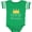Football Green and White, variant on Inktastic My 1st Mardi Gras Crown Girls Baby Bodysuit