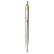 Jotter Gel Pen, Retractable, Medium 0.7 Mm, Black Ink, Stainless Steel Barrel | Bundle of 2 Each
