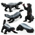 thumbnail image 7 of Honey Badger Figurine Realistic Simulation Wild Animal PVC Miniature Honey Badger Educational Toy for Kids, 7 of 7
