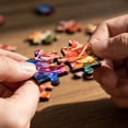 thumbnail image 4 of 3D Crystal Puzzle Rainbow Rose Wooden Set, Valentine Home Decor for Desk and Table Display, Flower Crafts for Student and Adults, Valentine's Day Gift for Her, 4 of 6