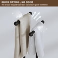 thumbnail image 4 of Toallero YINMIT Hand con base de madera pesada para baño, 4 of 8