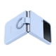 thumbnail image 5 of Funda para teléfono Samsung Galaxy Z Flip4 de silicona con anillo azul, 5 of 7