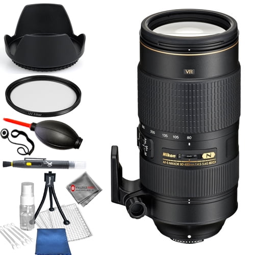 Nikon Af S Nikkor 80 400mm F 4 5 5 6g Ed Vr Lens Usa Model Starter Kit Walmart Com Walmart Com