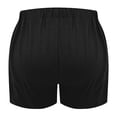 thumbnail image 4 of Audhol Women Shorts, Womens Sweat Shorts with Pockets Cotton 2024 Trendy Shorts Drawstring Summer Workout Running Casual Shorts Women Lounge Shorts Black L, 4 of 6