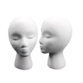 thumbnail image 1 of Soporte para Gafas Con Molde Cabeza Flocada Femenino (blanco), 1 of 9