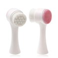 thumbnail image 1 of item Manual Facial Cleansing Brush, 3D Face Brush, Double-Ended Silicone Exfoliating Brush, 1 of 5