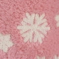 thumbnail image 6 of Clearance! Pink Christmas Throw Pillow Cover 18x18 Inch, Plush Snowflake Embroidery Decorative Cushion Case, Pillow Cases for Sofa Couch Bedroom Indoor Home Christmas Decor, 6 of 9