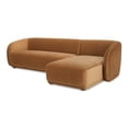 thumbnail image 2 of Moe's Home Collection Faye Sectional Fabric Brown, 2 of 8