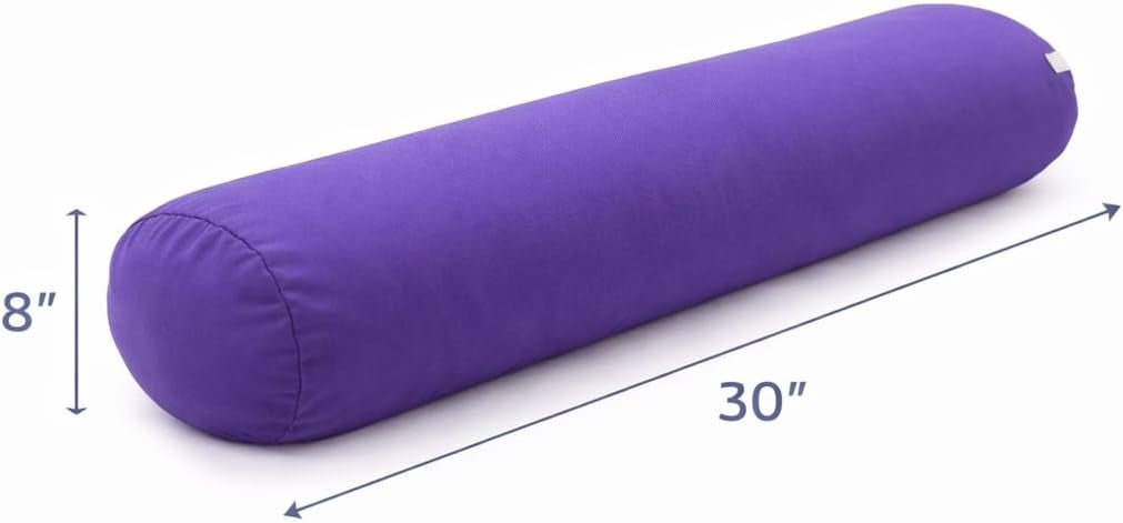 Mushy Pillows Compact Body Pillow – Moldable Microbead Support for Side Sleepers, 30" x 8"