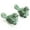 Green, variant on Sungmor Cast Iron Desktop Ornament - Graceful Hollow-Carved Birds Sculpture Home Decoration - Decorative & Lovely Animal Figurine Indoor Outdoor Statues - 2PC Pack & Green Color