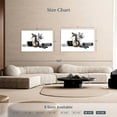 thumbnail image 4 of Elephant Stock Hair Salon Essentials Wall Art - Horizontal Canvas Wall Art - Living Room Wall Decor - Fashion And Beauty Canvas - White And Black Decor - 48" x 32", 4 of 8