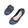 thumbnail image 3 of Women Flats Shoes Soft Canvas Upper Slip On Ballerinas Breathable Lightweight Shoes For Daily Walking Wear ,Us Size:8, 3 of 9