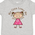 thumbnail image 4 of Inktastic My Oma Loves Me Granddaughter Girls Toddler T-Shirt, 4 of 5