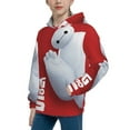 thumbnail image 5 of Big Hero 6 Baymax Youth Hoodie Graphic Colorful Cool Kids Hooded Sweatshirts Kangaroo Pocket for Boys Girls Small, 5 of 8