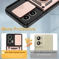 thumbnail image 4 of Elegant Choise Case with Slide Camera Lens Cover and Stand for Moto G Stylus 5G 2024, Pink, 4 of 15