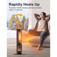 thumbnail image 2 of Calentador espacial TRUSTECH 26 Tower 1500 W para habitación grande, 2 of 6