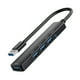 thumbnail image 3 of Adaptador de concentrador 4 en 1 Aleación de aluminio Tipo-C / USB de alta velocidad para Apple Macbook Huawei, 3 of 6