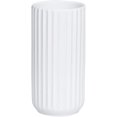 thumbnail image 1 of Jarrón de flores de cerámica blanca de 7 pulgadas, jarrón de decoración para el hogar y jarrón de mesa, regalos ideales para amigos y familiares, Navidad, boda, ducha nupcial Feliz Sencillez, 1 of 5
