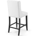 thumbnail image 5 of Modway Baron Counter Stool Faux Leather Set of 2 in White, 5 of 7
