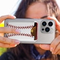 thumbnail image 6 of WIRESTER Leather Magnetic Card Holder Wallet for MagSafe, Cute Stick-On Phone Accessory Compatible with iPhone 17/16/15/14/13/12 Series – Baseball, 6 of 6