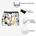 thumbnail image 6 of Bingfone Wine Bottles Glasses Men'S Underwear - Casual Stretch Boxer Briefs-Small, 6 of 9