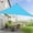 Sky Blue, variant on ajkijo Triangle Sun Shade Sail Canopy Sunshade Outdoor Heavy Duty Triangle Oxford ClothScreen for Patio Garden Yard Deck Pergola Canopy@Army Green 3x3x3m