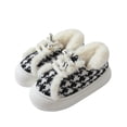 thumbnail image 2 of Otoño e invierno nuevos zapatos de algodón con tacón de estilo coreano para mujer para interiores y exteriores, además de pantuflas peludas cálidas antideslizantes de suela gruesa de terciopelo, 2 of 5