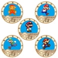 thumbnail image 2 of Colección de monedas conmemorativas de Super Mario Bros Anime, regalos, figuras de acción, juguetes, juego Luigi, lindas monedas con insignia, regalo de cumpleaños para niños, regalo de Navidad, 2 of 5