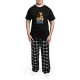 thumbnail image 4 of CafePress - Cute Giraffee Easter Egg Basket Boys Girls Pajamas - Men's Dark Loose Fit Cotton Pajama Set, 4 of 7