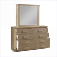 thumbnail image 6 of Dressers, Modern Glam 6-Drawer Wood Dresser with LED Accent | Gold & Copper Finish | Gold | Wood, 6 of 6