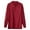 Wine, variant on Posijego Men's Linen Shirts Long Sleeve Button T-Shirts Crew Neck Plain Basic Tee Casual Work Tops