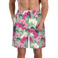 thumbnail image 1 of Fotbe Orchids Flowers Trajes de Baño Estampados para Hombre, Shorts de Verano de Secado Rápido, Ropa de Playa, Bañadores-XX-Large, 1 of 6