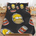 thumbnail image 6 of Simpsons Bedding Sets Comfort 3 Pieces Bedding Set 1 Duvet Cover + 2 Pillowcase Decorative Bedding 79"x90", 6 of 8