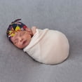 thumbnail image 5 of Zufioo Rock Music Baby Beanie Hats Soft Knotted Caps for Infant Baby Girls Boys Caps 0-6 Months, 5 of 5