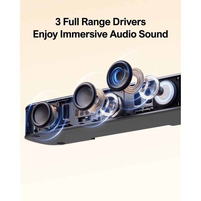 Ultimea 7.1ch Virtual Surround Soundbar, 330W Sound Bar with