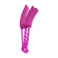 thumbnail image 1 of Cepillo de limpieza ciego de la ventana Pincel de polvo Duster de colector de polvo para la ventilación del aire para el aire para las cubiertas de Rosa rojo, 1 of 9