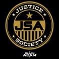thumbnail image 2 of Boy's Black Adam Hero Group Logo  Graphic Tee Black Medium, 2 of 5