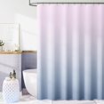 thumbnail image 1 of Cortina de ducha jinchan Ombre azul lila impermeable 180 x 180 cm, 1 of 9